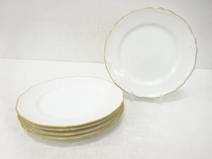 Noritake ノリタケ　ゴールドライン　プレート5枚(23.5センチ)　洋食器